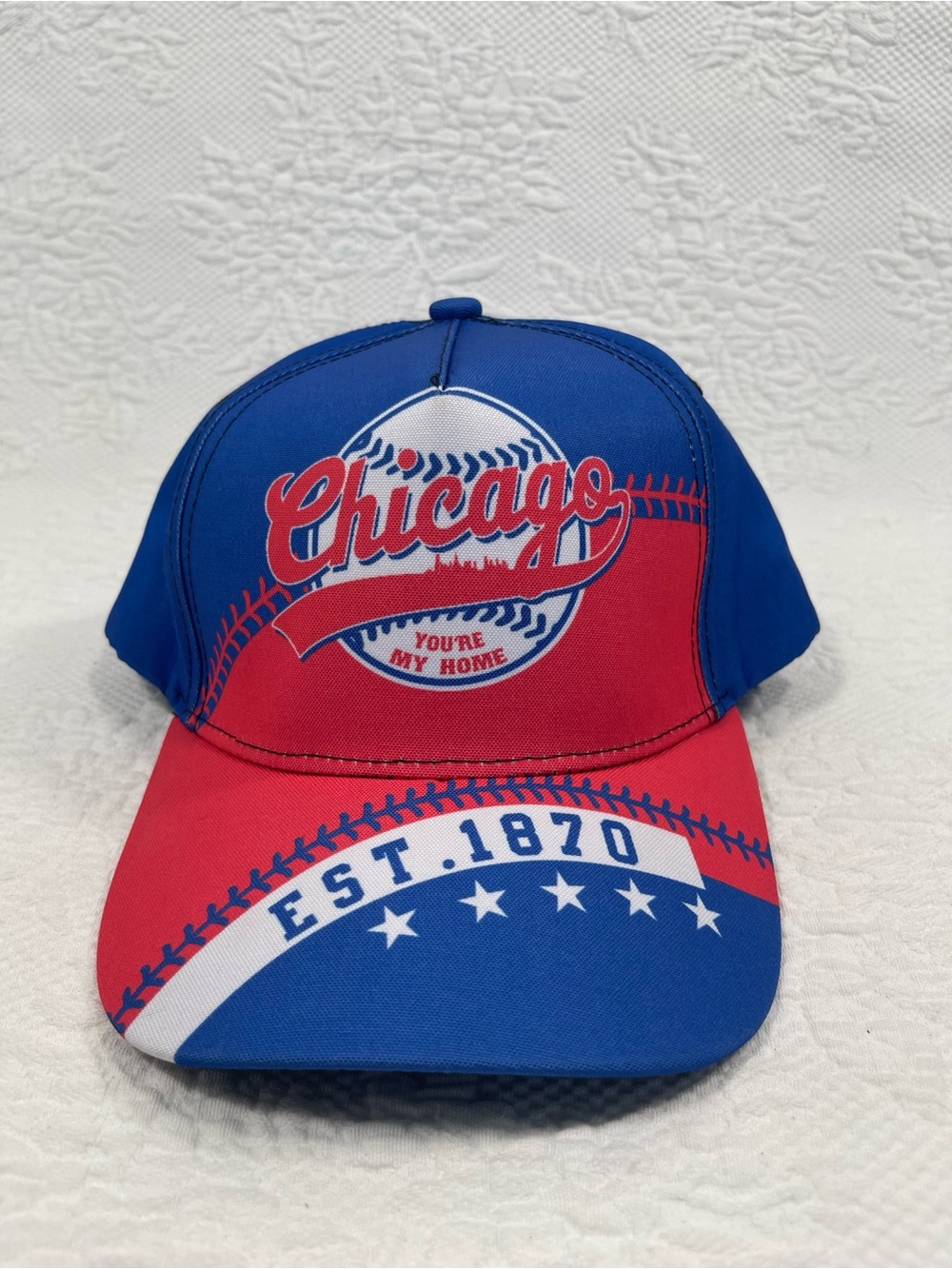 Chicago Baseball Blue & Red Cap - Men's Hat